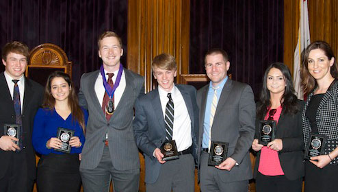 Christian Brothers Moot Court team