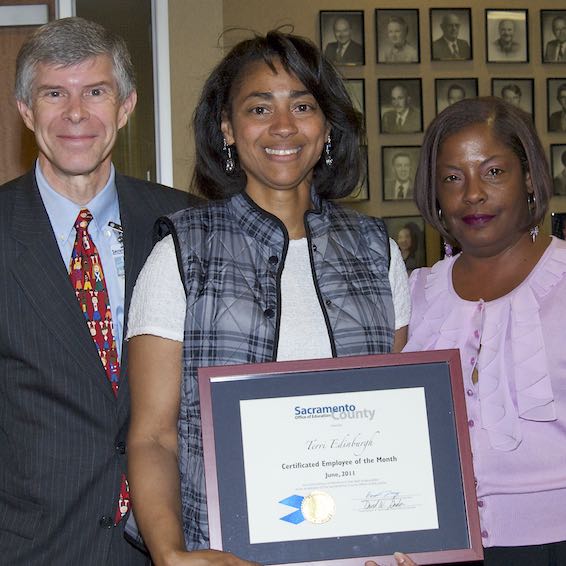 Greg Geeting, Terri Edinburgh, and Carmen Walker