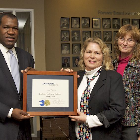 Brian Cooley, Mary Larson, and Sharon Holstege