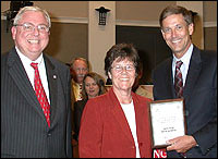 Dave Gordon, Paula Duncan, and Jack O'Connell