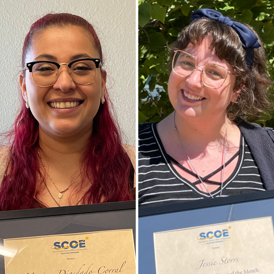 Marina Diosdado-Corral and Jessie Storrs