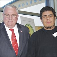 David W. Gordon with Norberto Velasquez