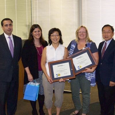 Brian Rivas, Andrea Lemos, Sheila Shimada, Patricia Buckholz, and Harold Fong